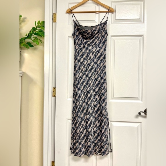 Anthropologie The Elyse Slip maxi Dress XS Versatile Boho Grunge Y2K Satin silky - Picture 3 of 12